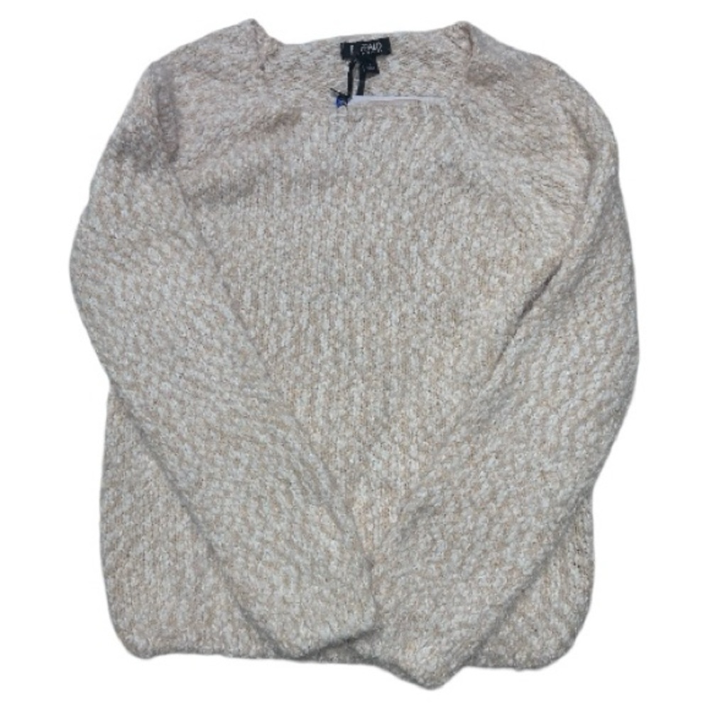 Buffalo David Bitton Beige and Light Pink Textured Sweater